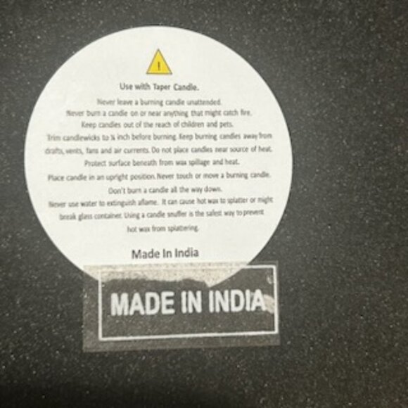 NWT Set of 2 Vintage Industrial Yet Elegant Textured Iron Candlestick Holders - Picture 8 of 8